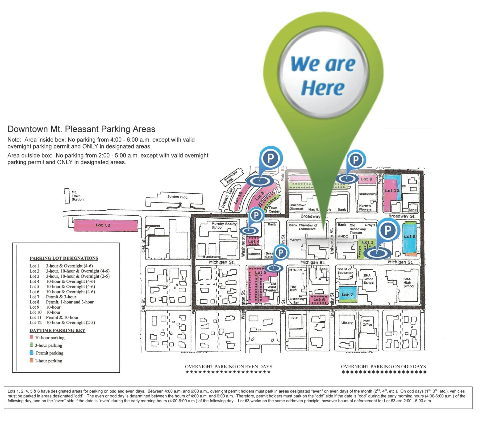 parking map | Pure Vitality